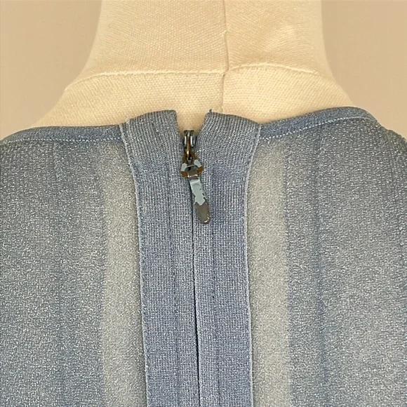 Herve Leger Sheer Bustier Gown L - Picture 12 of 13